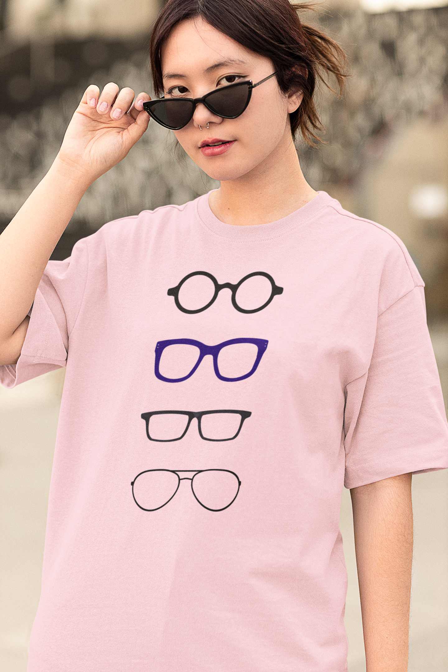 oversized-tee-mockup-of-a-woman-with-trendy-sunglasses-and-a-nose-ring-m25211